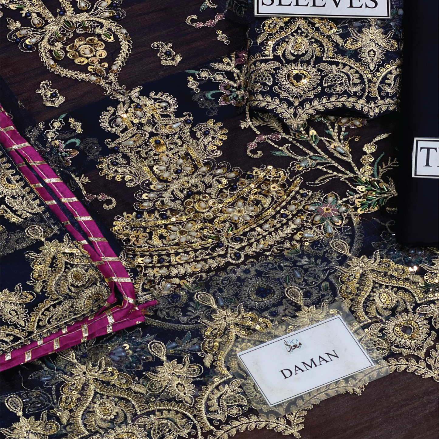 Chiffon Wedding Dress with Net Dupatta – CHARIMZA | Sadukhani Collection
