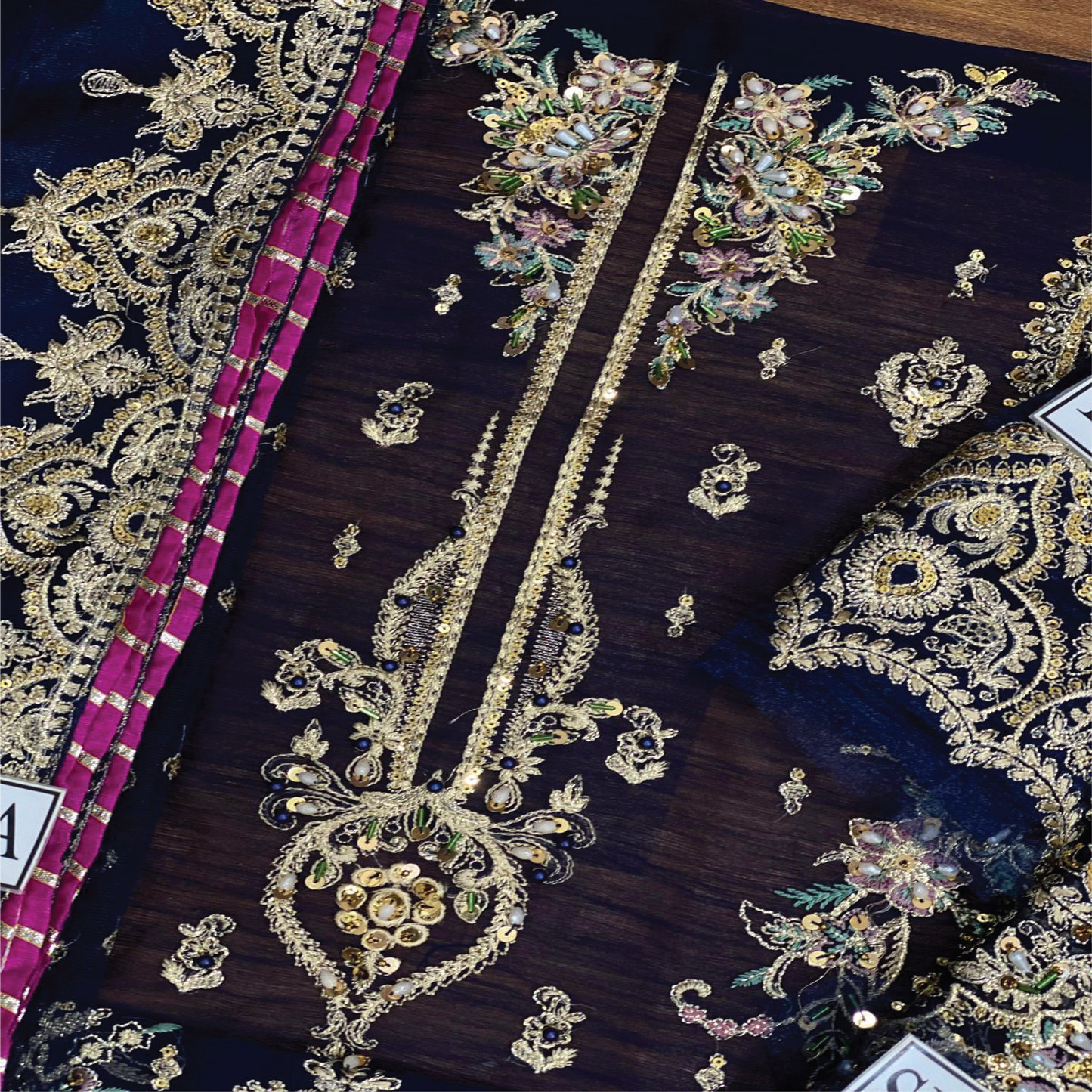 Chiffon Wedding Dress with Net Dupatta – CHARIMZA | Sadukhani Collection