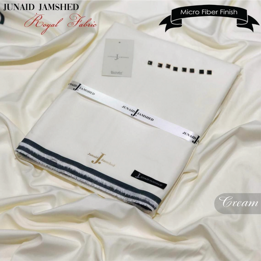 J. Junaid Jamshed Microfiber Boski - Premium Wrinkle-Free Fabric (4 Meter | 8 Pound)