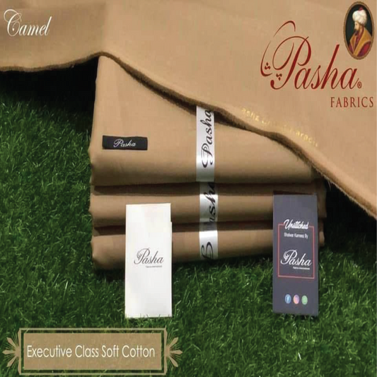 PASHA FABRICS 100% Pure Soft Egyptian Cotton Fabric | Elite Summer Collection 2025 | Sadukhani Collection