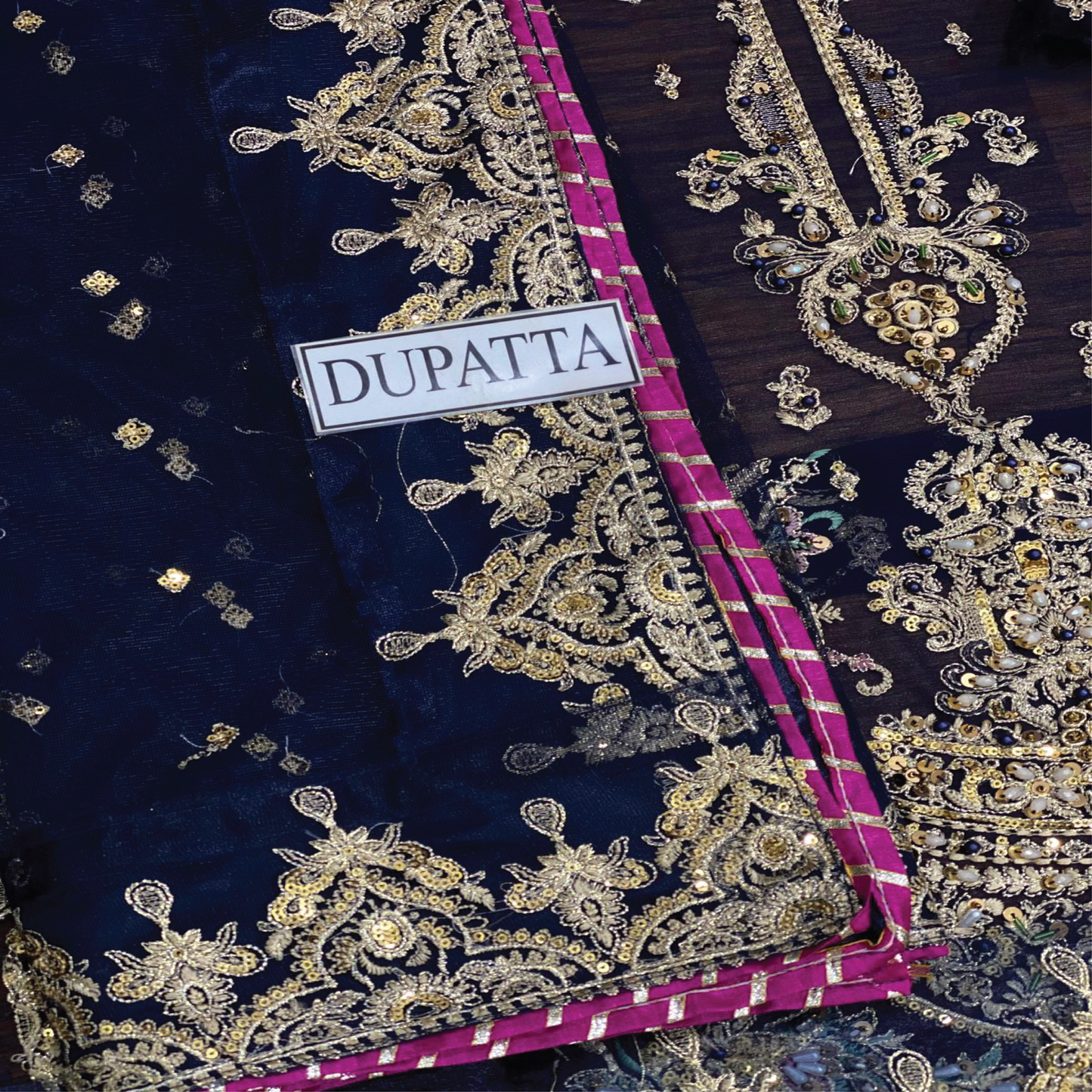 Chiffon Wedding Dress with Net Dupatta – CHARIMZA | Sadukhani Collection