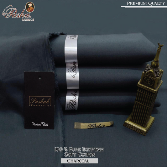 PASHA FABRICS 100% Pure Soft Egyptian Cotton Fabric | Elite Summer Collection 2025 | Sadukhani Collection