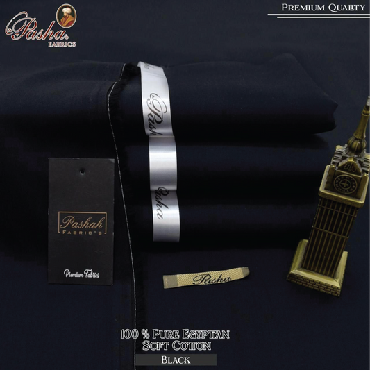 PASHA FABRICS 100% Pure Soft Egyptian Cotton Fabric | Elite Summer Collection 2025 | Sadukhani Collection