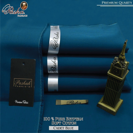 PASHA FABRICS 100% Pure Soft Egyptian Cotton Fabric | Elite Summer Collection 2025 | Sadukhani Collection