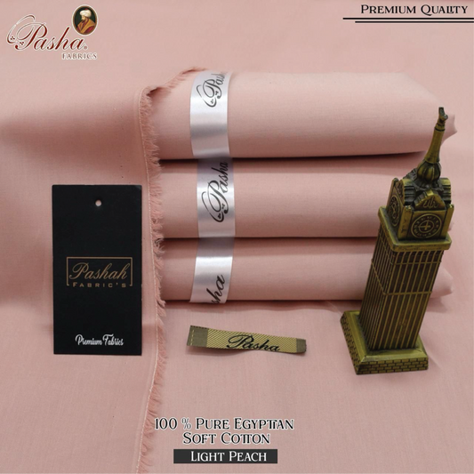 PASHA FABRICS 100% Pure Soft Egyptian Cotton Fabric | Elite Summer Collection 2025 | Sadukhani Collection