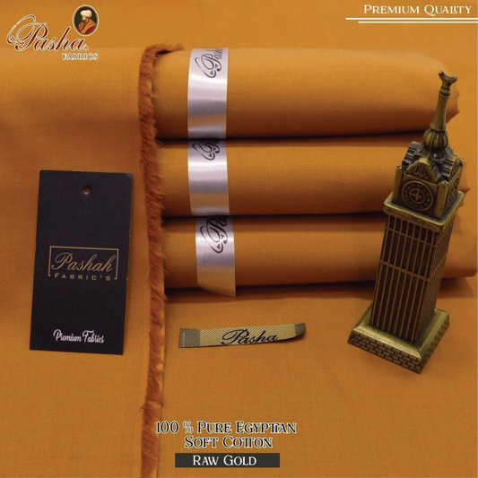 PASHA FABRICS 100% Pure Soft Egyptian Cotton Fabric | Elite Summer Collection 2025 | Sadukhani Collection