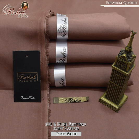 PASHA FABRICS 100% Pure Soft Egyptian Cotton Fabric | Elite Summer Collection 2025 | Sadukhani Collection