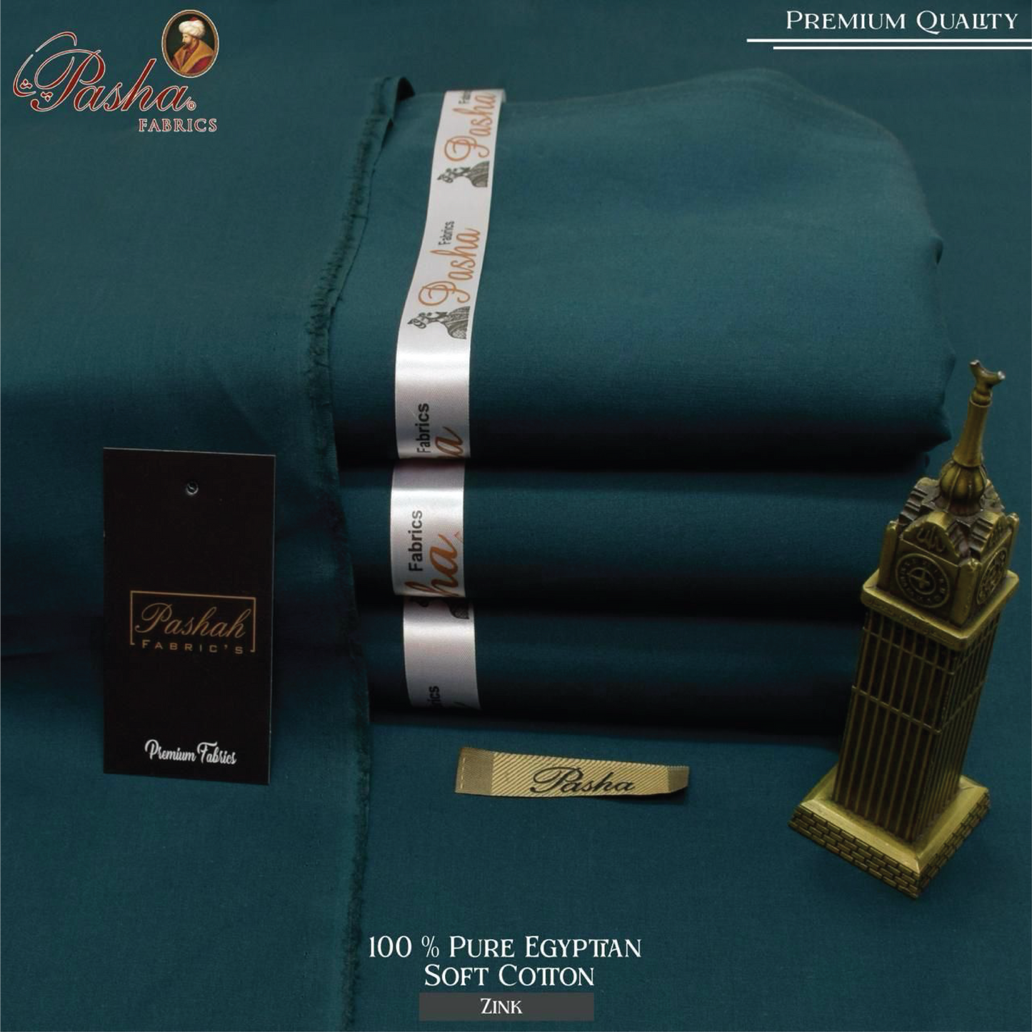 PASHA FABRICS 100% Pure Soft Egyptian Cotton Fabric | Elite Summer Collection 2025 | Sadukhani Collection